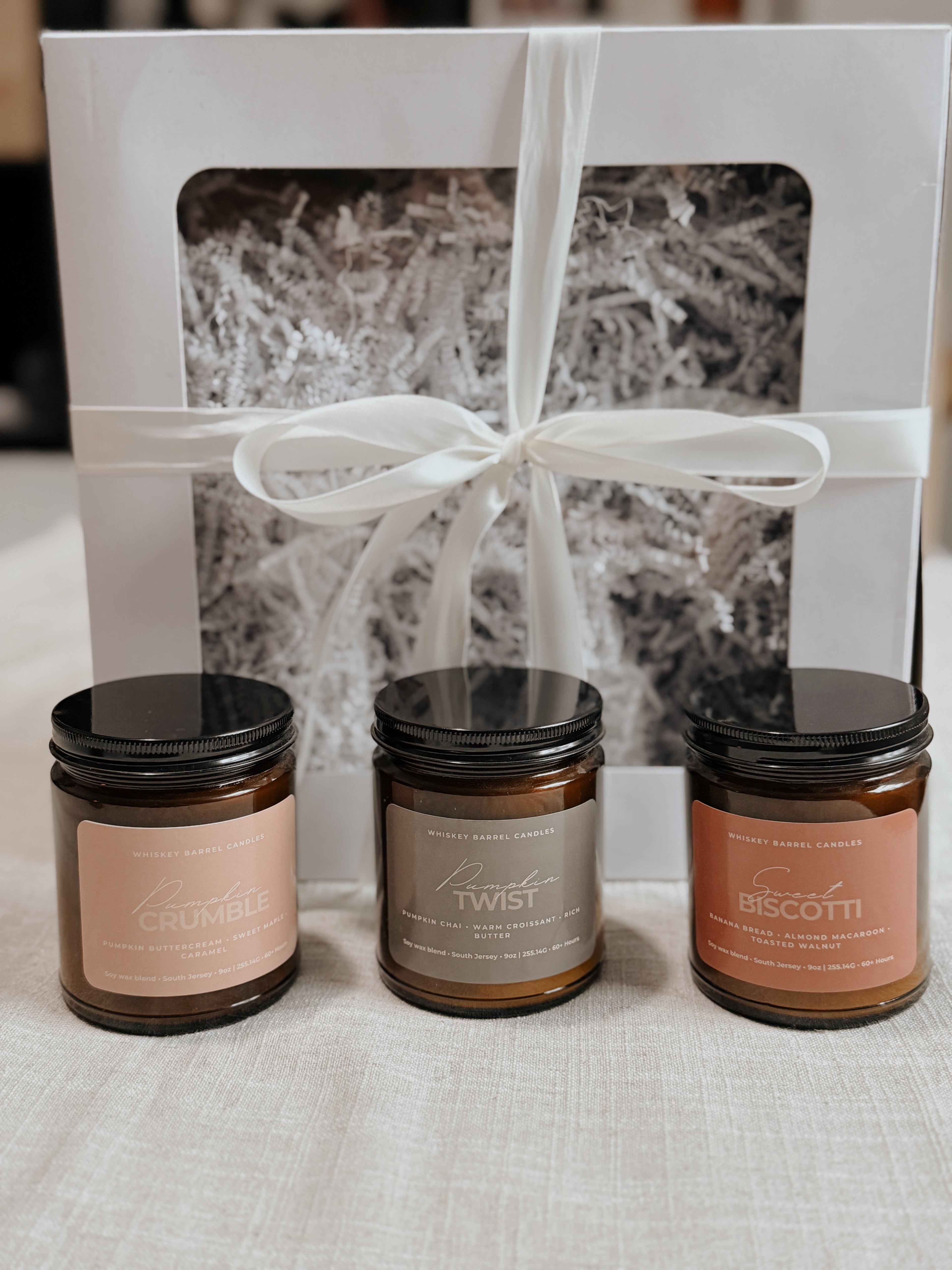 Candle Gift Sets Whiskey Barrel Candles