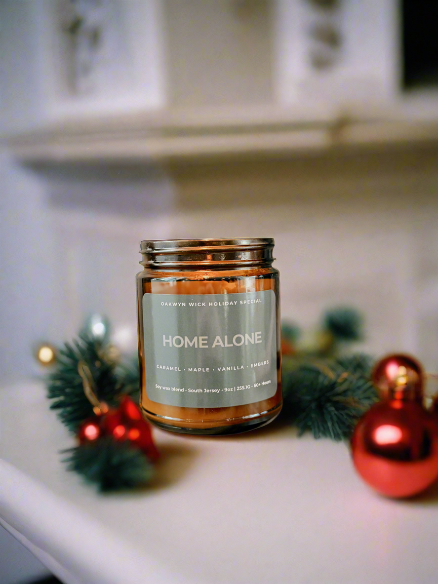 Home Alone Whiskey Barrel Candles