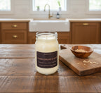 Warm Cream & Oats 16oz Candle Whiskey Barrel Candles