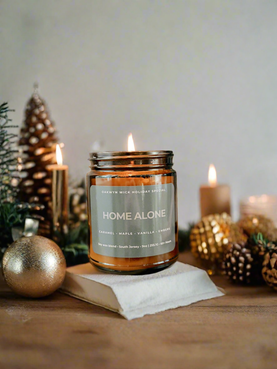 Home Alone Whiskey Barrel Candles