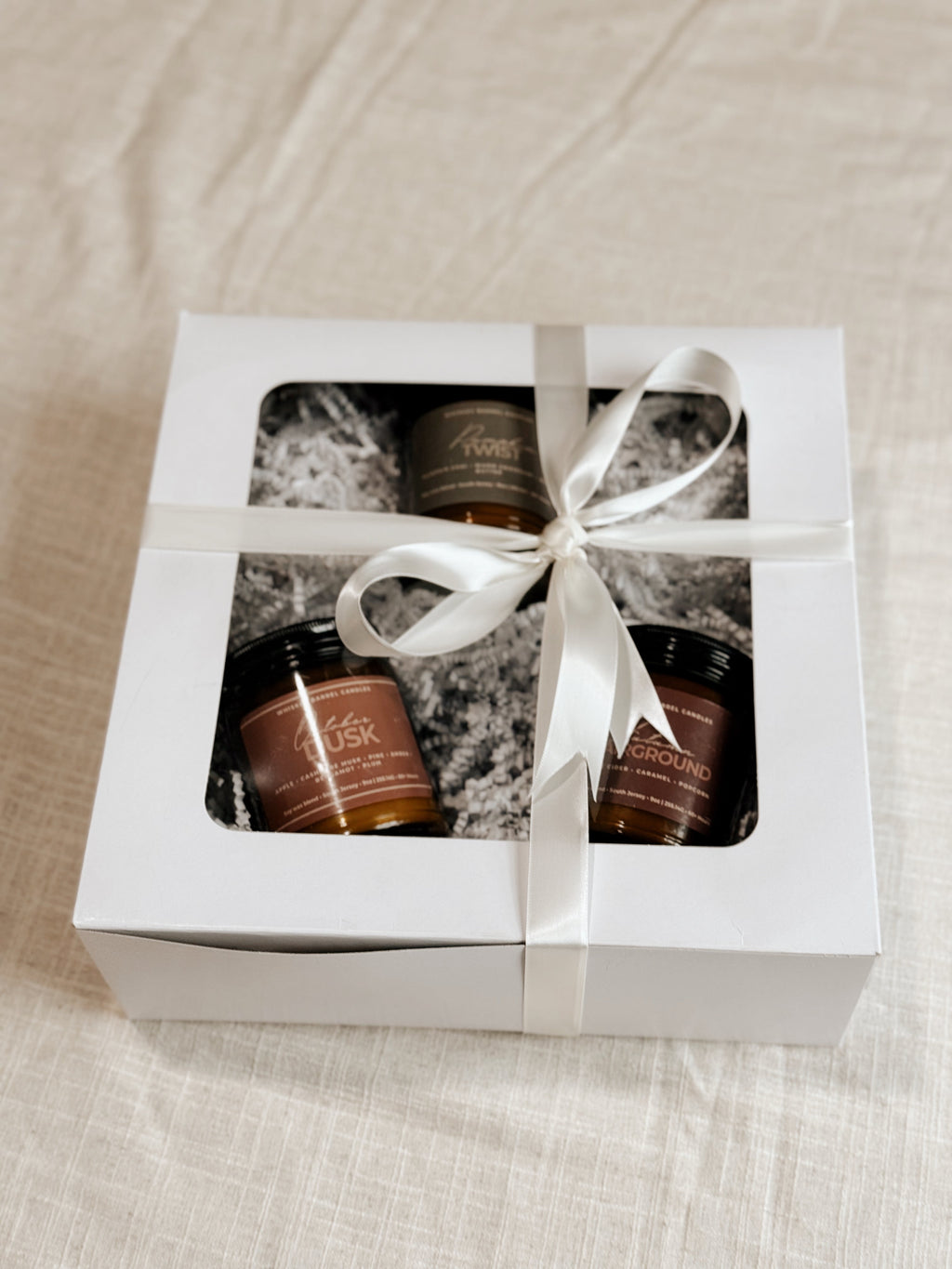 Candle Gift Set Whiskey Barrel Candles