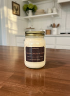 Warm Cream & Oats 16oz Candle Whiskey Barrel Candles