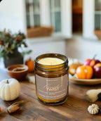 Pumpkin Twist 9oz Candle Whiskey Barrel Candles