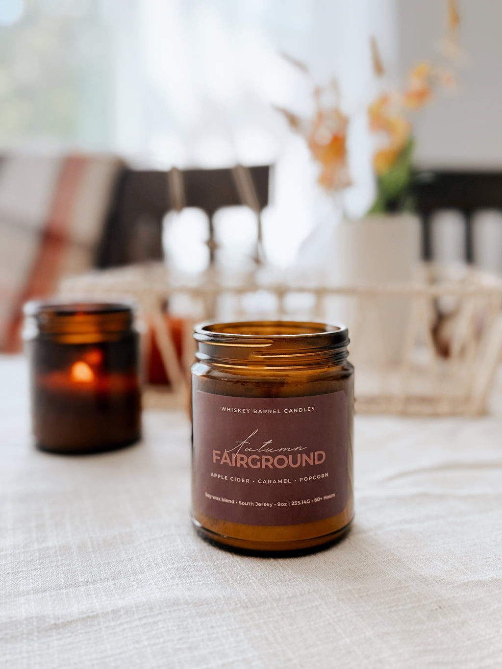 Autumn Fairground 9oz Candle Whiskey Barrel Candles